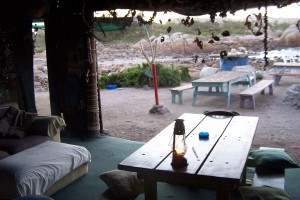 View of "The Island" from the Beach Bar